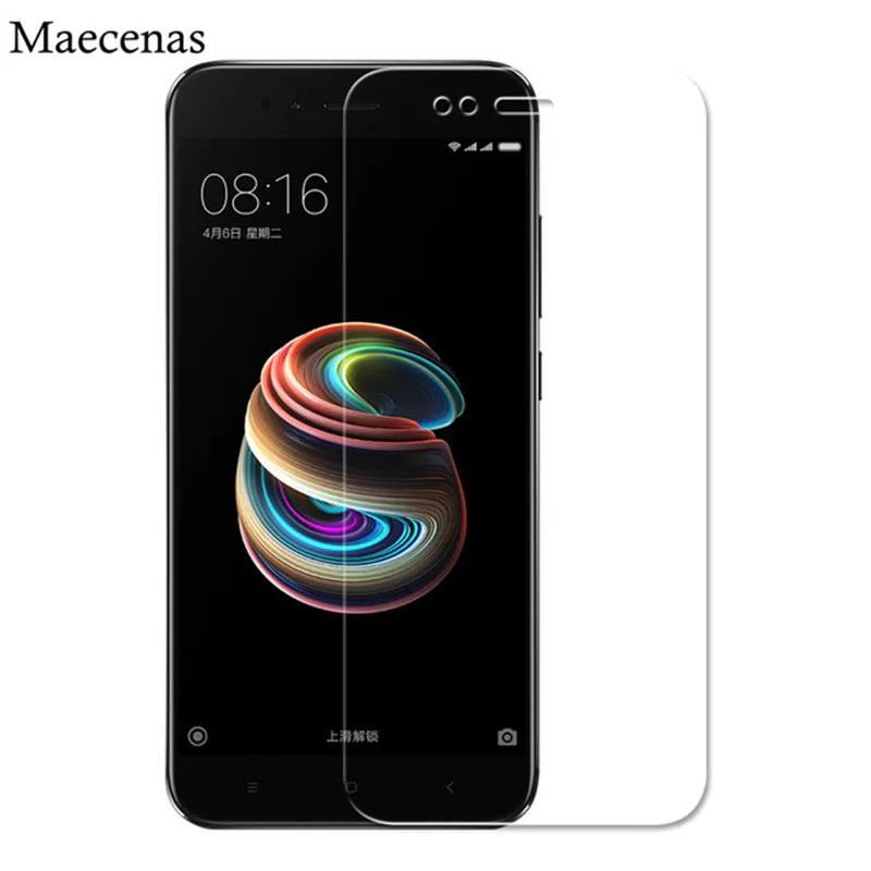 2 шт. Экран протектор Стекло Xiaomi Mi A1 закаленное для 9 H Anti Scratch спереди фильм 5x