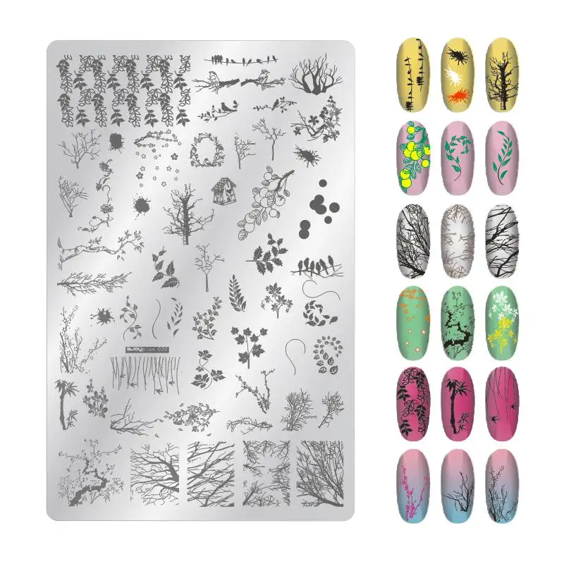 1pc 3D Rectangle Stamping Nail Art Image Plates Cute Peacock Pretty Trees Flower Series DIY Manicure Stencil Tools
1pc 3D Rectangle Stamping Nail Art Image Plates Cute Peacock Pretty Trees Flower Series DIY Manicure Stencil Tools