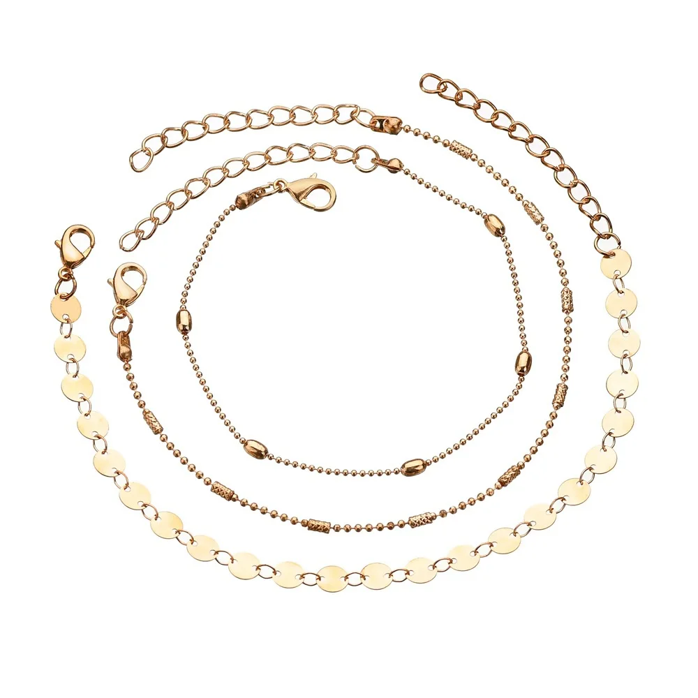 New 3Pcs/Lot Round Female Anklets Barefoot Crochet Sandals Foot Jewelry For Women Leg Chain New Anklets On Foot Ankle Bracelets
New 3Pcs/Lot Round Female Anklets Barefoot Crochet Sandals Foot Jewelry For Women Leg Chain New Anklets On Foot Ankle Bracelets