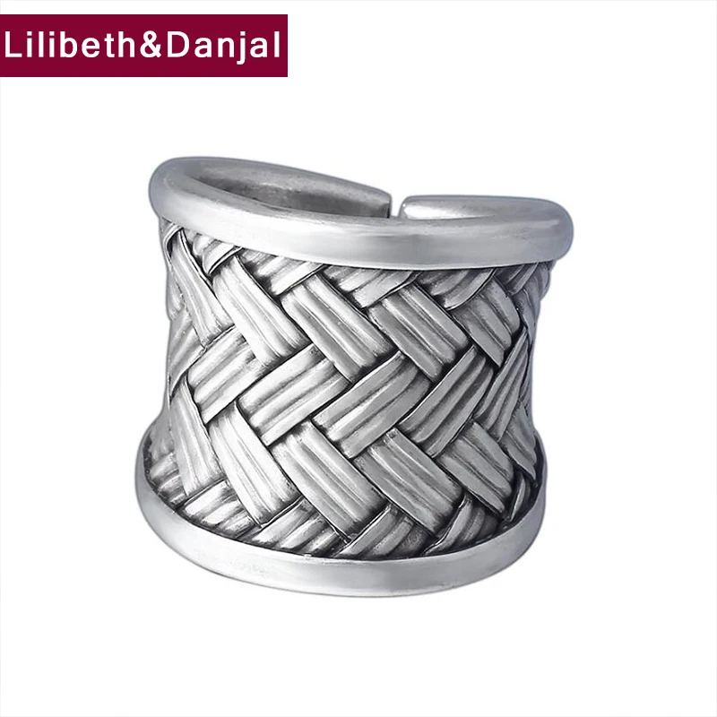 Ring 100% Real 925 Sterling Silver Fine Jewelry For Women Thailand Chiang Mai Handmade Weave Opening Ring R5
Ring 100% Real 925 Sterling Silver Fine Jewelry For Women Thailand Chiang Mai Handmade Weave Opening Ring R5