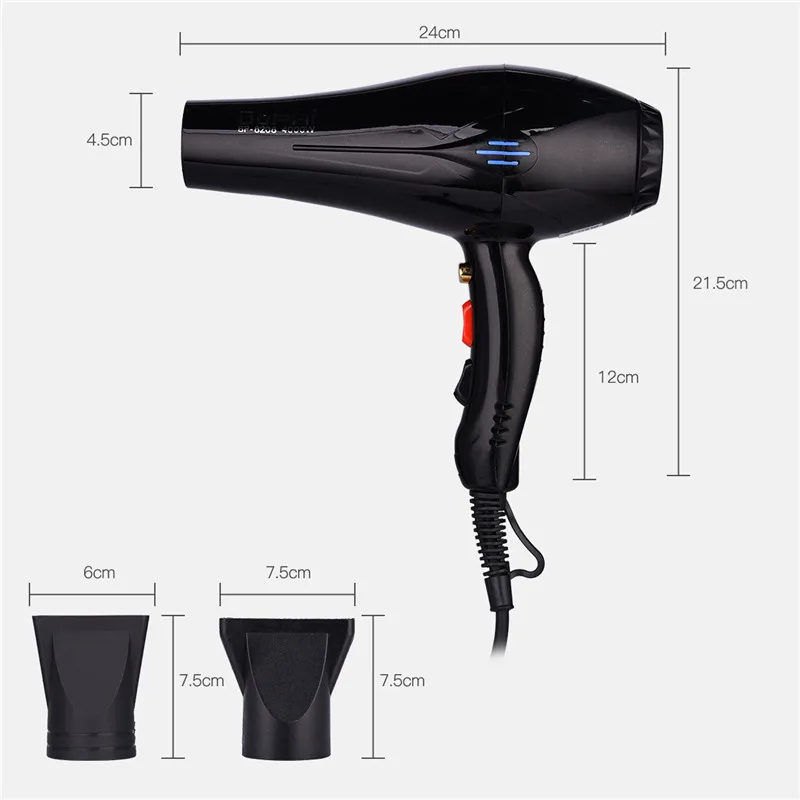 4000W Powerful Professional Salon Hair Dryer Negative Ion Blow Dryer Electric Hairdryer Hot/Cold Wind With Air Collecting Nozzle
4000W Powerful Professional Salon Hair Dryer Negative Ion Blow Dryer Electric Hairdryer Hot/Cold Wind With Air Collecting Nozzle