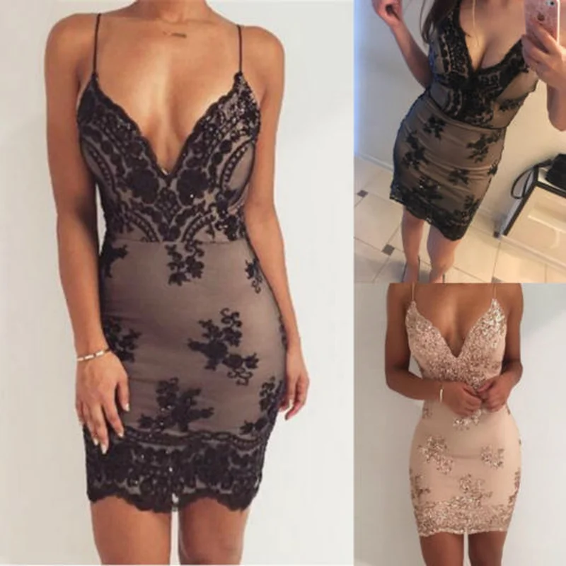 ZOGAA Women Slim Sexy Lace Mini Dress Black Spaghetti Strap Evening Party Night Club Girl Black Bodycon Summer Vestido 2019
ZOGAA Women Slim Sexy Lace Mini Dress Black Spaghetti Strap Evening Party Night Club Girl Black Bodycon Summer Vestido 2019