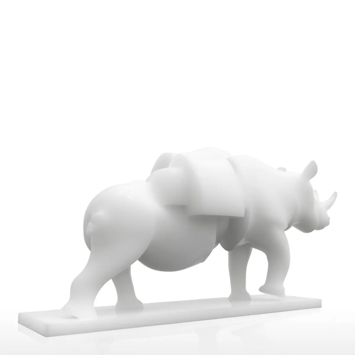 Статуя носорога Tooarts с ящиками 3D печать аксессуары для украшения дома супер