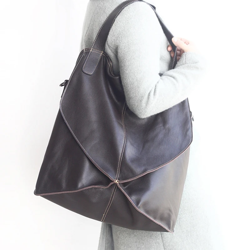 2018 New Genuine Leather Bags For Women Large Size Thread Patchwork Soft Leather Shoulder Bags sac a main femme
2018 New Genuine Leather Bags For Women Large Size Thread Patchwork Soft Leather Shoulder Bags sac a main femme