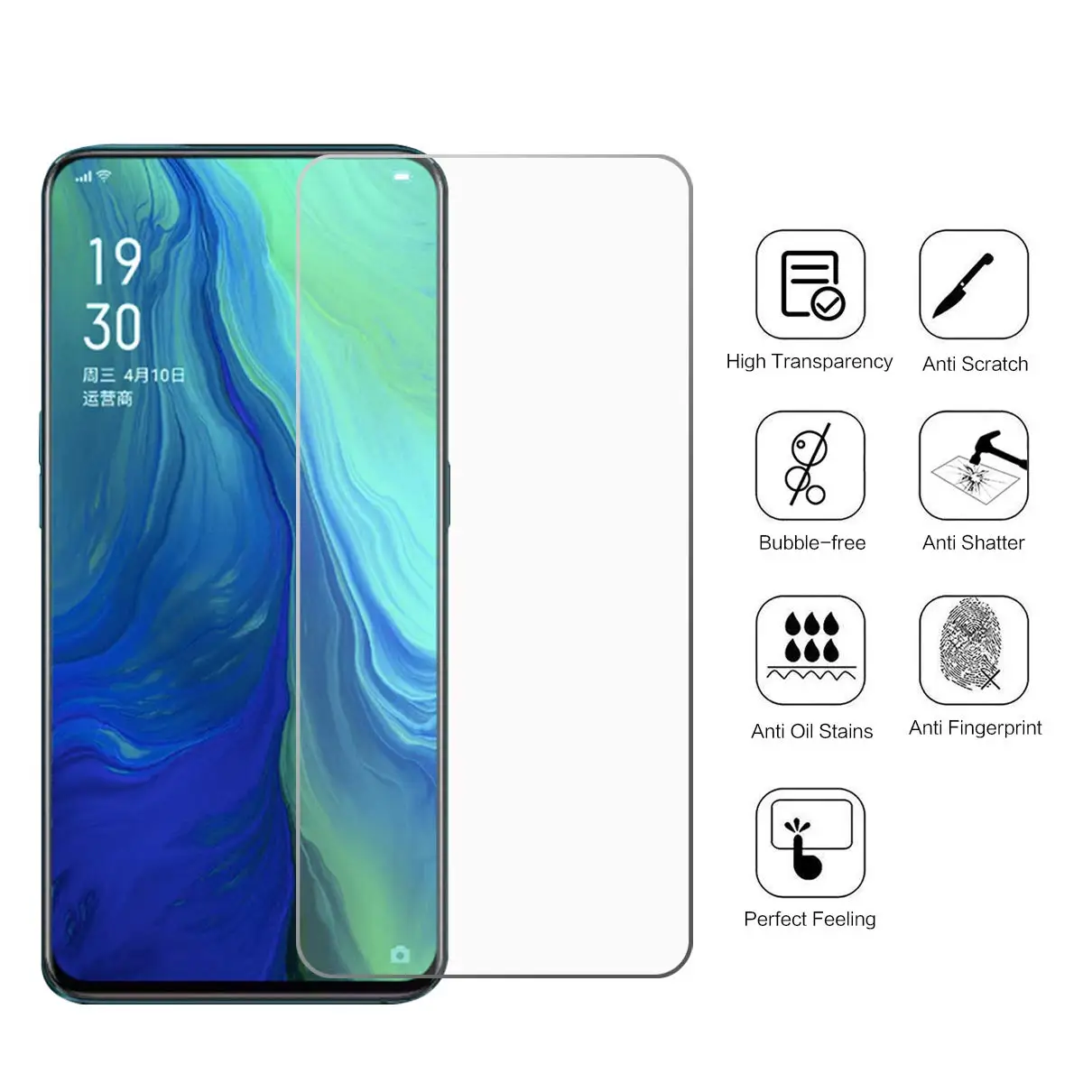 Tempered Glass For OPPO Reno 10X zoom Film 9H Explosion-proof Front LCD For oppo Reno 10X zoom Screen Protector
Tempered Glass For OPPO Reno 10X zoom Film 9H Explosion-proof Front LCD For oppo Reno 10X zoom Screen Protector