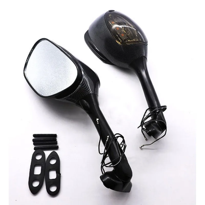 1 pair Motorcycle rearview Mirrors Turn Signals Light For Suzuki GSXR 1000 GSXR 600 750
1 pair Motorcycle rearview Mirrors Turn Signals Light For Suzuki GSXR 1000 GSXR 600 750