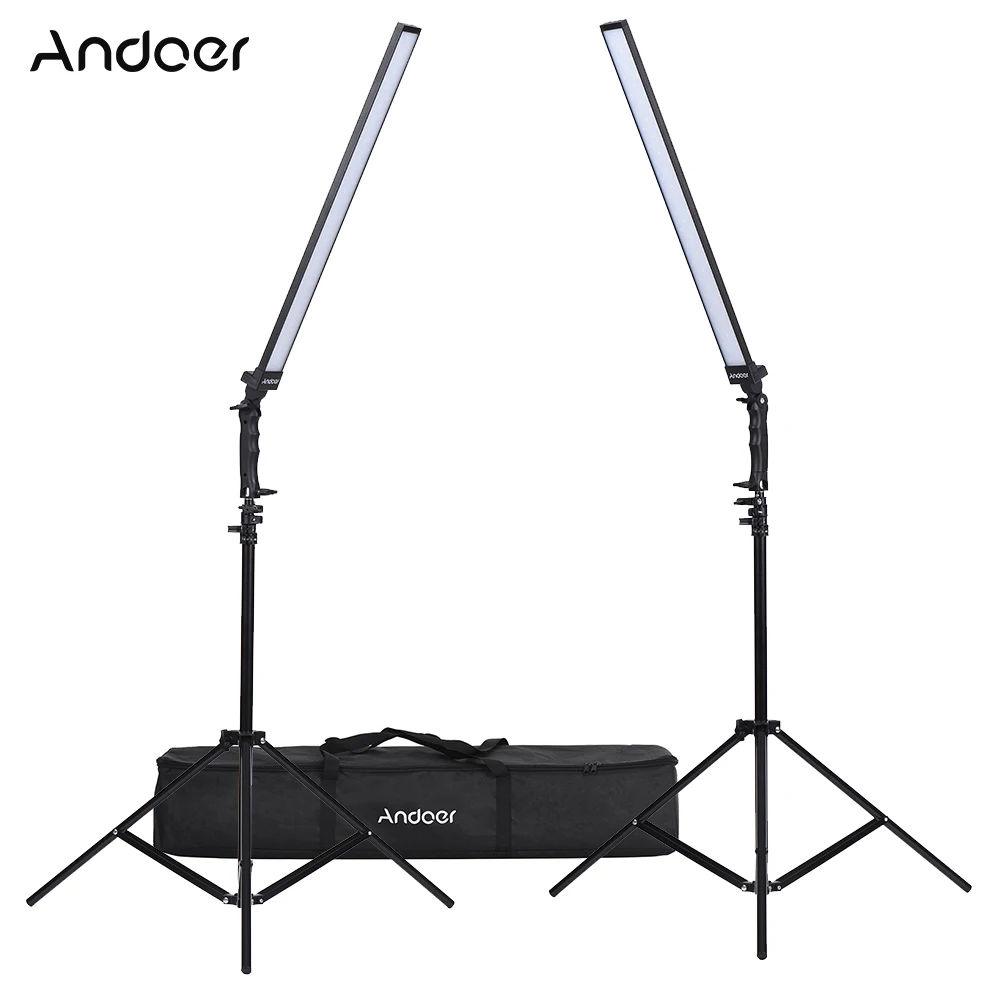 CZ STOCK Photography Photo Studio Lighting Kit Dimmable LED Video Light Handheld Fill Light with Light Stand 36W 5500K CRI90+
CZ STOCK Photography Photo Studio Lighting Kit Dimmable LED Video Light Handheld Fill Light with Light Stand 36W 5500K CRI90+