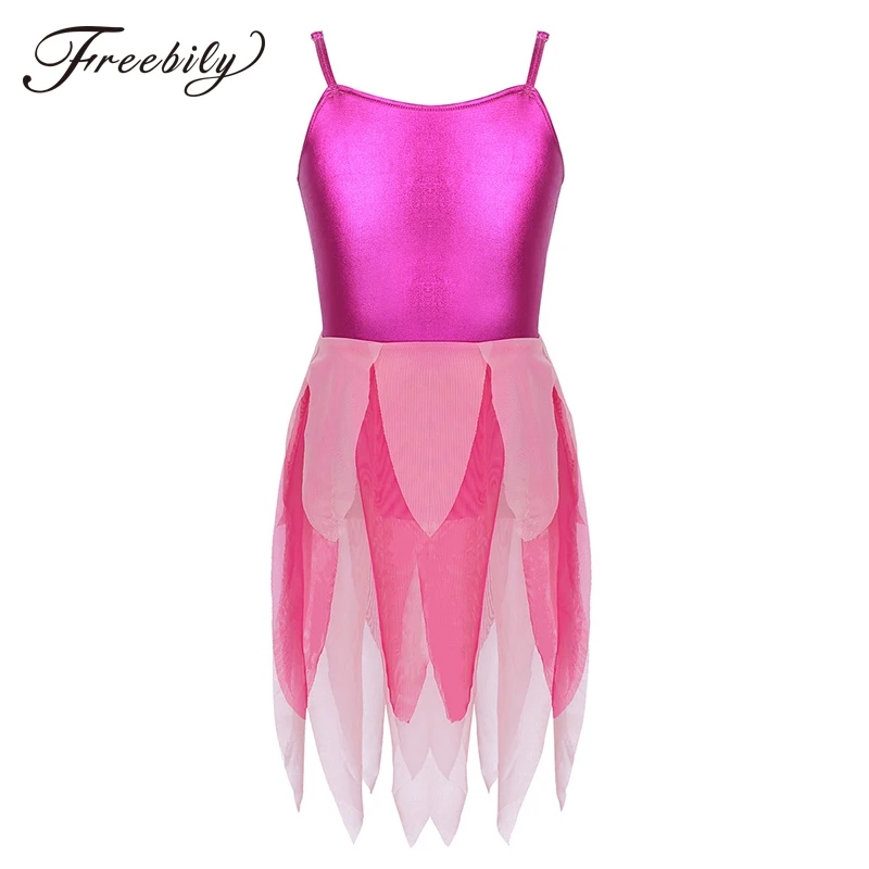 Kids Teens Ballet Dance Leotard Dress Adjustable Straps Shiny Metallic Tiered Tulle Ballet Lyrical Contemporary Dance Costumes
Kids Teens Ballet Dance Leotard Dress Adjustable Straps Shiny Metallic Tiered Tulle Ballet Lyrical Contemporary Dance Costumes