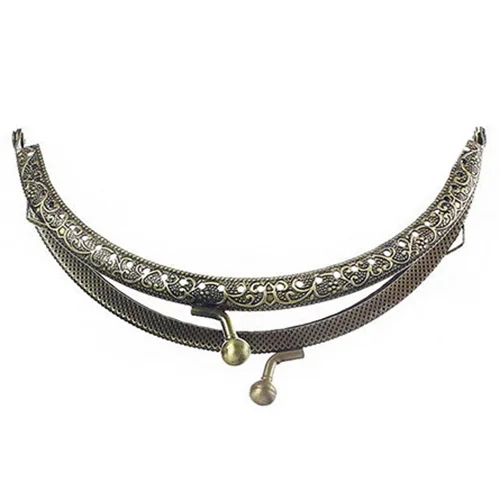 5pcs( ABDB 1PC Metal Frame Kiss Clasp Arch For Purse Bag Bronze 12.6cm x 7.7cm