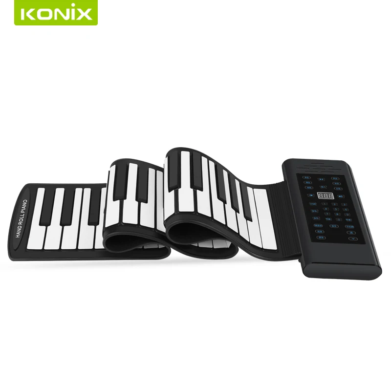 High quality 61 Keys Roll up Flexible Electronic Keyboard Piano used for kids music instruments toys and musical tool
High quality 61 Keys Roll up Flexible Electronic Keyboard Piano used for kids music instruments toys and musical tool