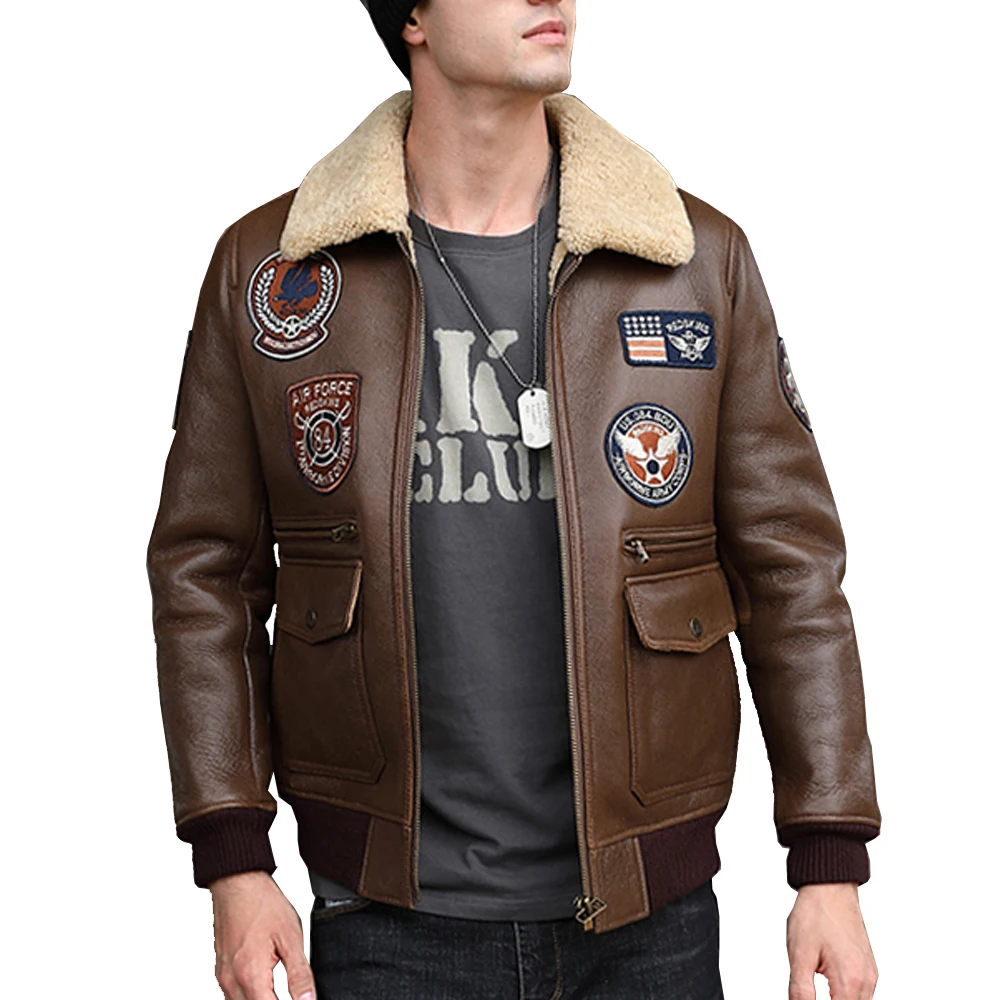 Fashion Real Sheepskin Fur Coat Genuine Sheep Shearling Epaulet Jacket Male Winter Flight Young Man Jacket Quality Fur Overcoat
Fashion Real Sheepskin Fur Coat Genuine Sheep Shearling Epaulet Jacket Male Winter Flight Young Man Jacket Quality Fur Overcoat