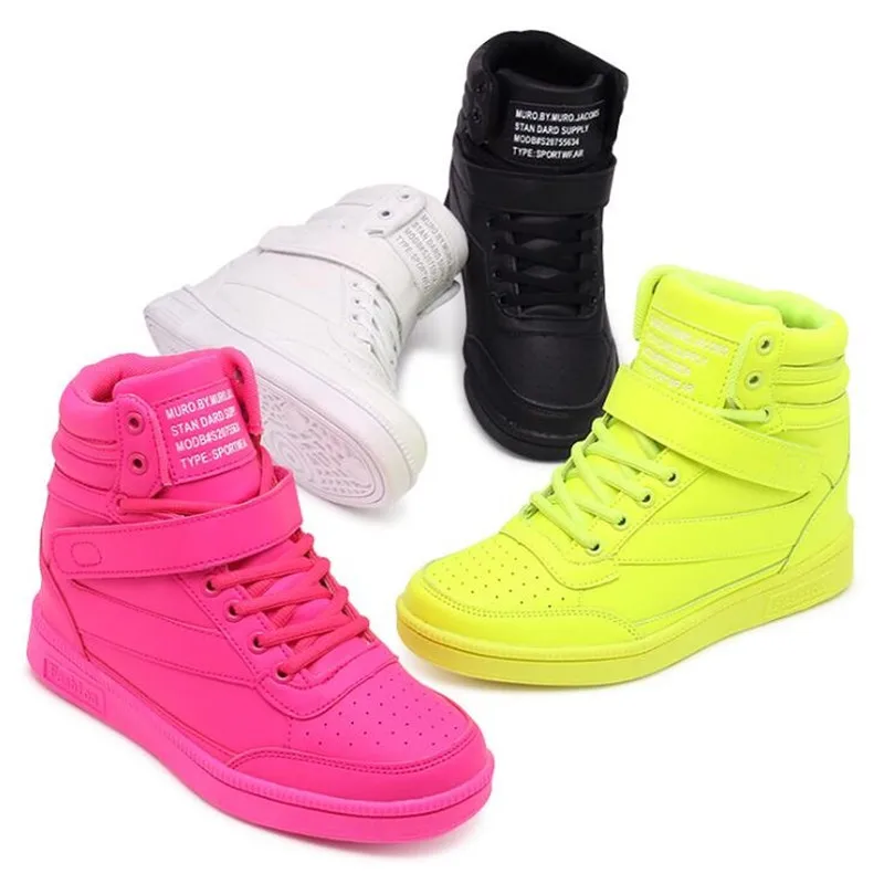 Women Casual Shoes Espadrilles Platform Hidden Increasing Sneakers PU Leather Shoes Woman Breathable High Top White Shoes New
Women Casual Shoes Espadrilles Platform Hidden Increasing Sneakers PU Leather Shoes Woman Breathable High Top White Shoes New