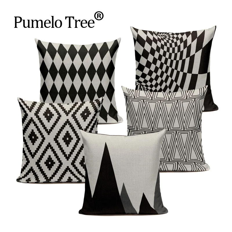 Chevron Black Linen Geometric Decor Throw Pillows Case Linen For Sofa Car High Quality Cushion Cover Creative Decoration Custom
Chevron Black Linen Geometric Decor Throw Pillows Case Linen For Sofa Car High Quality Cushion Cover Creative Decoration Custom