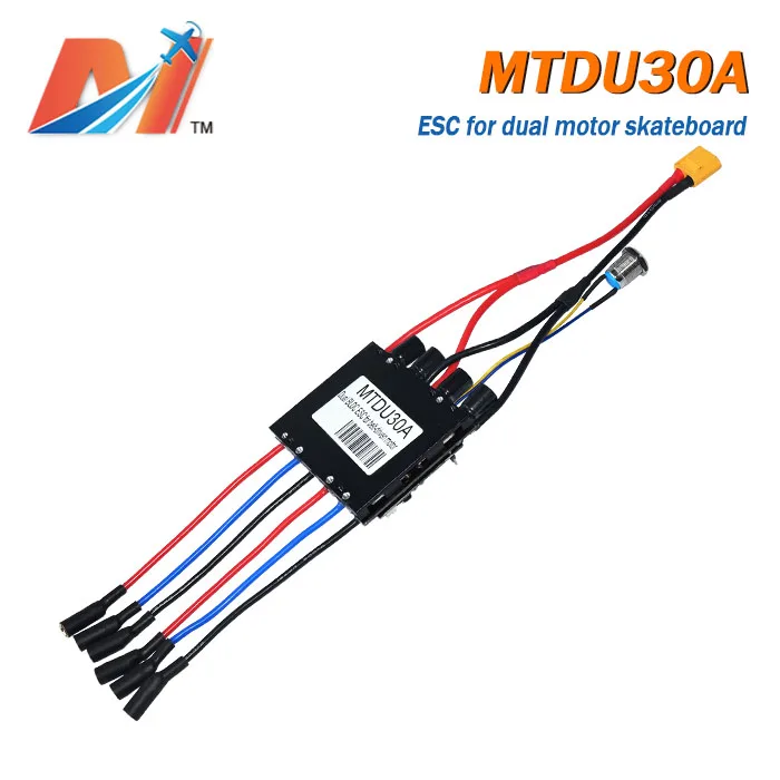 Maytech e longboard double speed controllers MTDU30A dual drive esc for dual motor electric skateboard
Maytech e longboard double speed controllers MTDU30A dual drive esc for dual motor electric skateboard