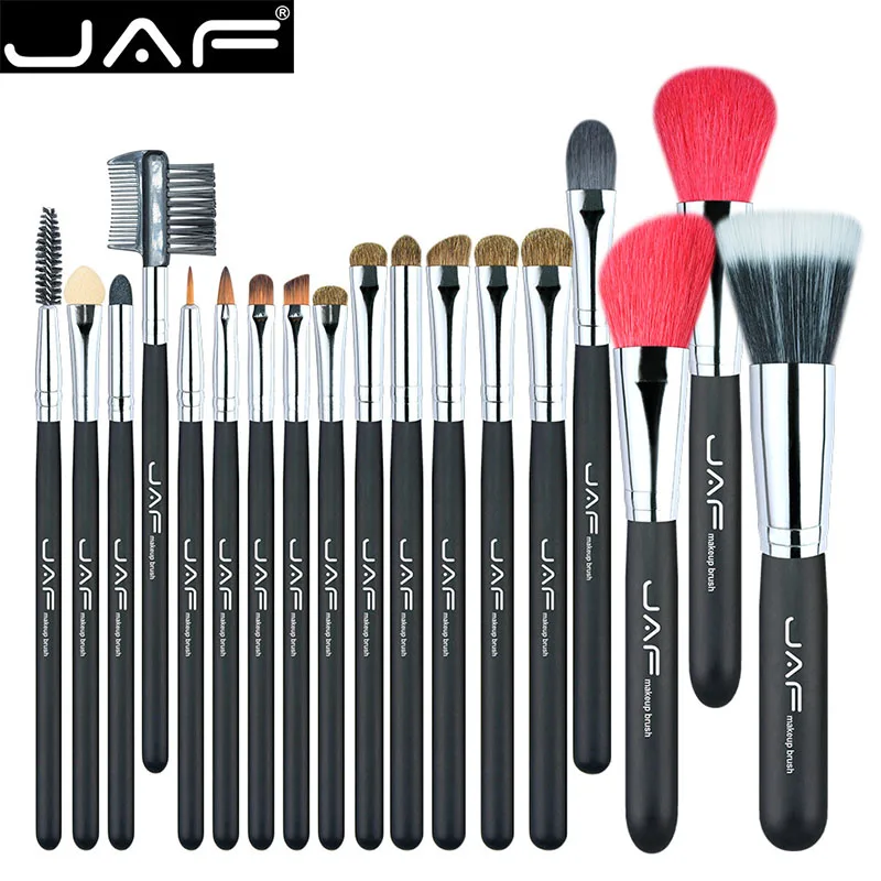 JAF 18 Pcs Beauty Make Up Brush Set Natural Super Soft Red Goat Hair & Pony Horse Hair Studio Beauty Artist Makeup Brushes
JAF 18 Pcs Beauty Make Up Brush Set Natural Super Soft Red Goat Hair & Pony Horse Hair Studio Beauty Artist Makeup Brushes