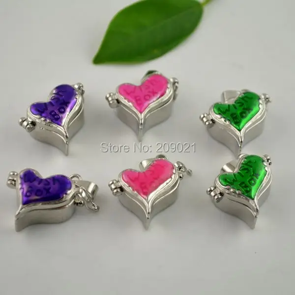 50pcs Mixed Color Enamel Heart Prayer Wish Craft Photo Frame Locket Box Pendants
50pcs Mixed Color Enamel Heart Prayer Wish Craft Photo Frame Locket Box Pendants