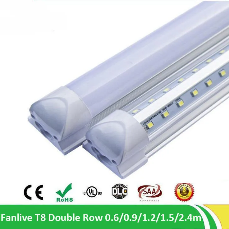 30pcs/lot T8 V-Shaped 3ft 4ft 5ft 6ft 8ft Led Bulbs Tubes T8 Led Tubes Double Sides SMD2835 Led Fluorescent Lights 85-265V
30pcs/lot T8 V-Shaped 3ft 4ft 5ft 6ft 8ft Led Bulbs Tubes T8 Led Tubes Double Sides SMD2835 Led Fluorescent Lights 85-265V