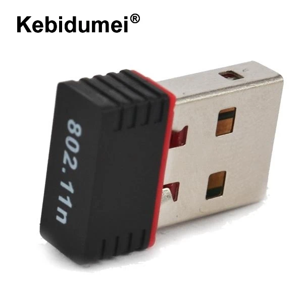 Kebidumei 150Mbps Mini USB WiFi Adapter N 802.11 B/g/n Wi-Fi Dongle High Gain Wireless Antenna Wifi For PC Laptop Computer
Kebidumei 150Mbps Mini USB WiFi Adapter N 802.11 B/g/n Wi-Fi Dongle High Gain Wireless Antenna Wifi For PC Laptop Computer