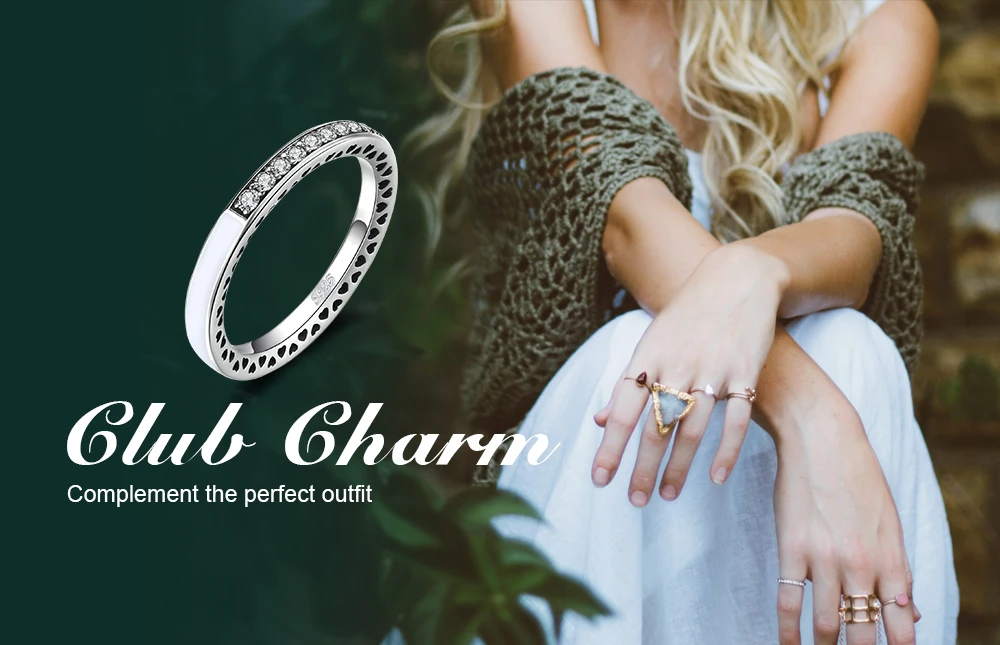 JPalace Channel кольцо из стерлингового серебра 925 пробы кольца для женщин