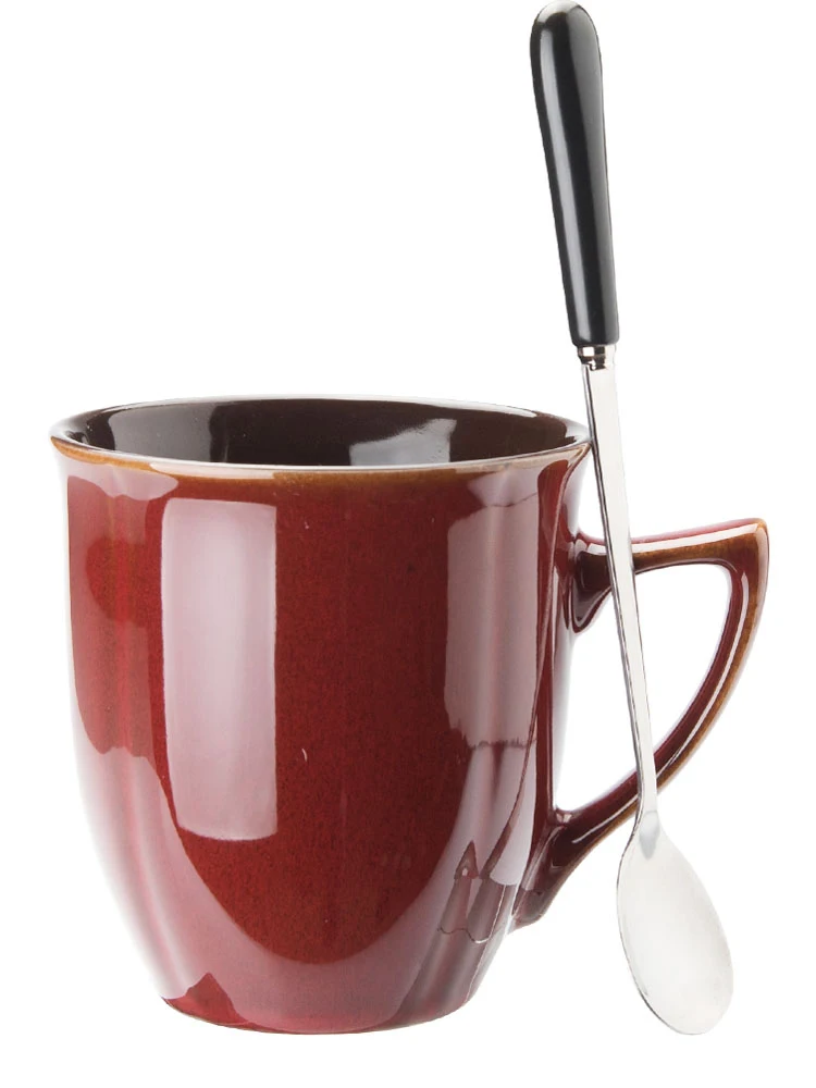 European Retro Coffee Ceramic Mug with Lid Spoon Breakfast Milk Cup Home Office 300ML
European Retro Coffee Ceramic Mug with Lid Spoon Breakfast Milk Cup Home Office 300ML