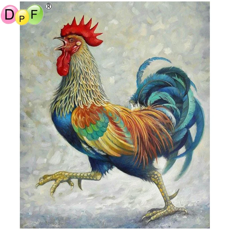 DPF 5D Round full Diamond Embroidery Needlework running rooster Diamond painting Cross Stitch diamond Mosaic home decor crafts
DPF 5D Round full Diamond Embroidery Needlework running rooster Diamond painting Cross Stitch diamond Mosaic home decor crafts