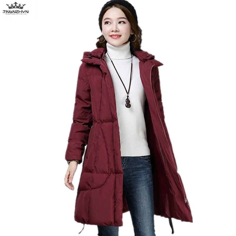 Medium long Cotton-padded Women Hooded Thick Cotton Clothing 2019 Autumn Winter New Fashion Plus size Warm Cotton Jackets Parka
Medium long Cotton-padded Women Hooded Thick Cotton Clothing 2019 Autumn Winter New Fashion Plus size Warm Cotton Jackets Parka