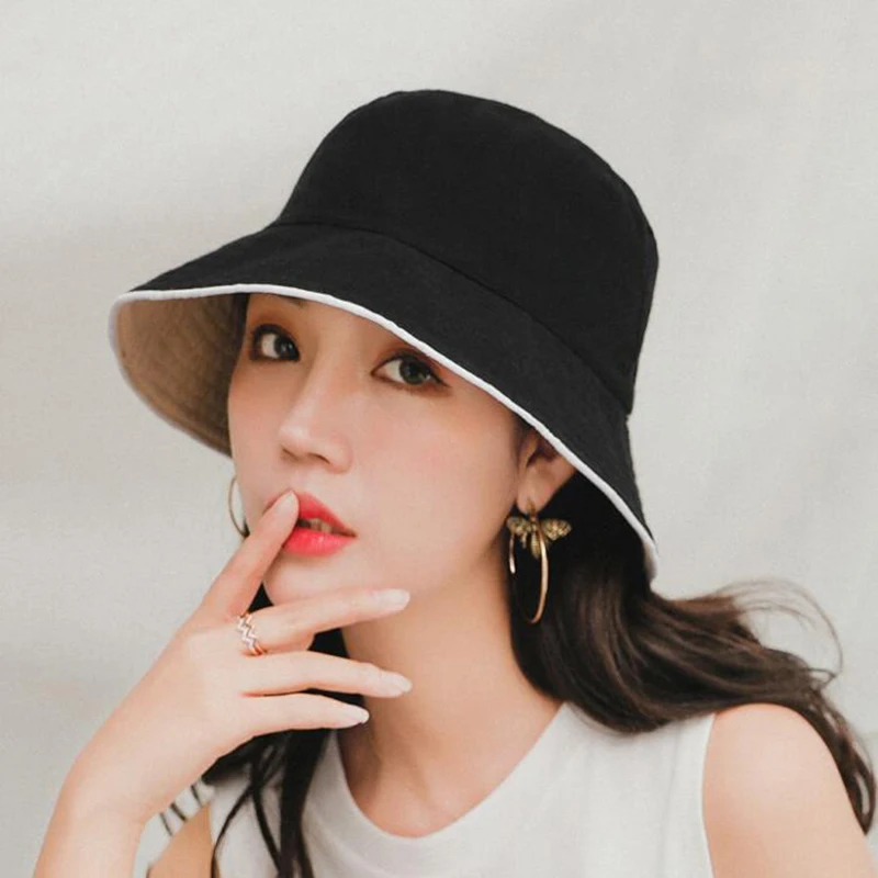 BINGYUANHAOXUAN 2019 Plain Solid Bucket Hats Men Reversible Two Sides Can Wear Cotton Sun Bob Cap Comfortable Fisherman Hat
BINGYUANHAOXUAN 2019 Plain Solid Bucket Hats Men Reversible Two Sides Can Wear Cotton Sun Bob Cap Comfortable Fisherman Hat