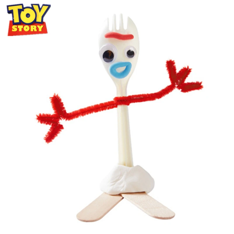 Disney Toy Story 4 Pixar forky DIY fork Puzzle Woody Buzz Lightyear Jessie фигурка модель игрушки для детей