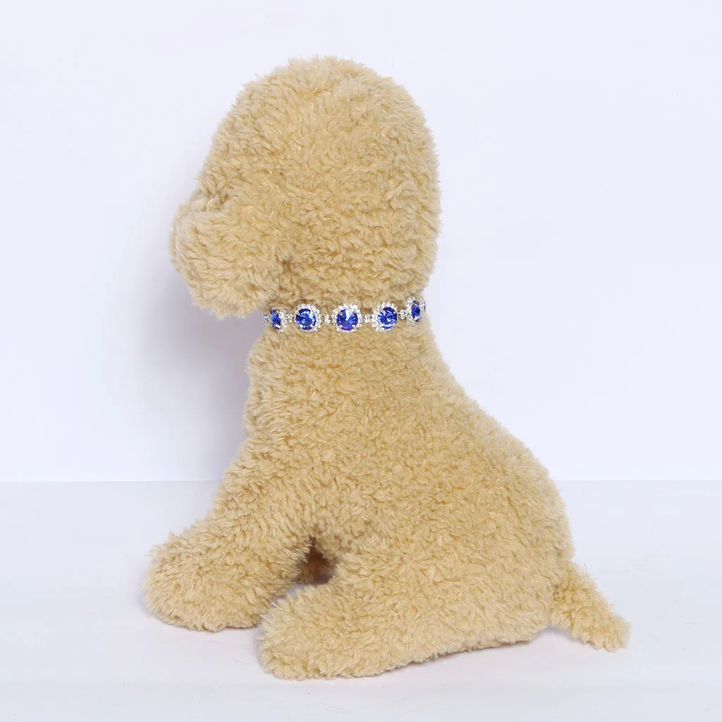 Dropshipping Fashion Pet Dog Shining Rhinestone Chocker Collars Fancy Shaped Necklace | Дом и сад