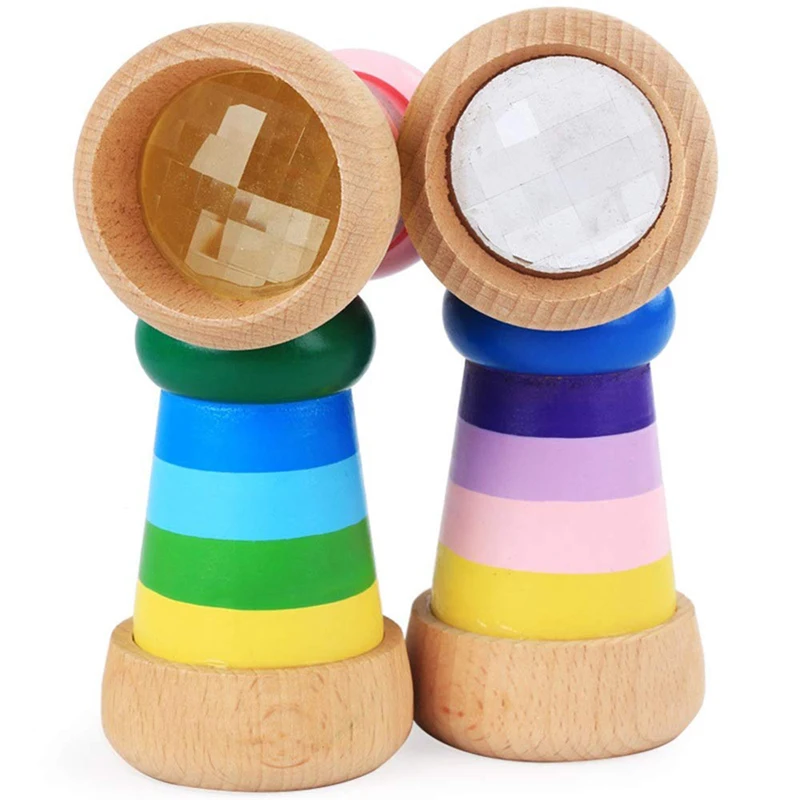 Hot Rainbow Wooden Toys Cute Magical Mini Kaleidoscope Bee Eye Effect Polygon Prism Children Toy
Hot Rainbow Wooden Toys Cute Magical Mini Kaleidoscope Bee Eye Effect Polygon Prism Children Toy