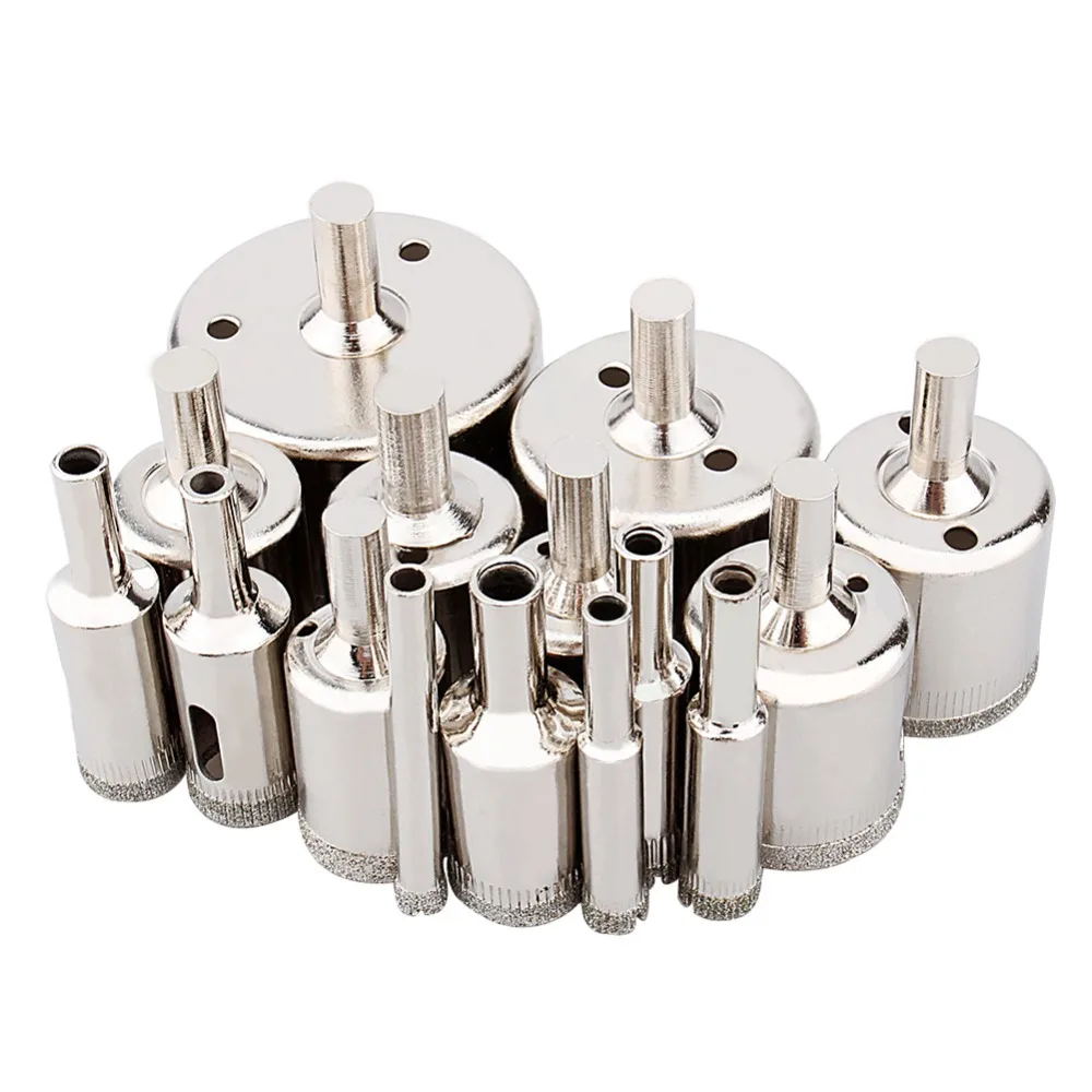 15pcs Diamond Tool Drill Bit Hole Saw for Glass Porcelain Marble Drill 6-50mm High Quality
15pcs Diamond Tool Drill Bit Hole Saw for Glass Porcelain Marble Drill 6-50mm High Quality