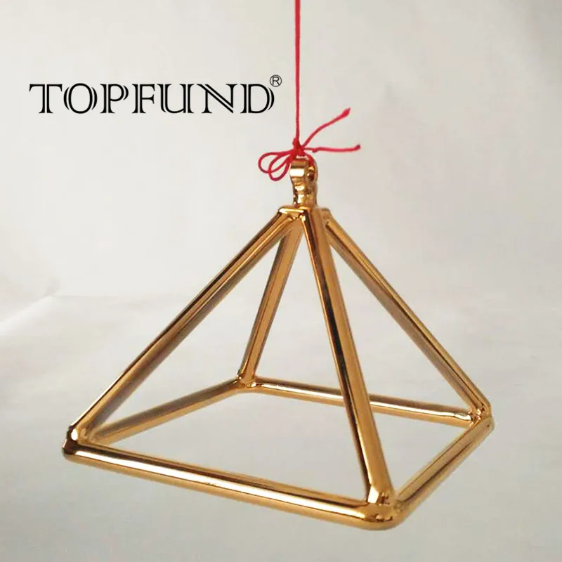 TOPFUND Pure 24k Gold Clear Quartz Crystal Singing Pyramid for sound healing 12 inch
TOPFUND Pure 24k Gold Clear Quartz Crystal Singing Pyramid for sound healing 12 inch