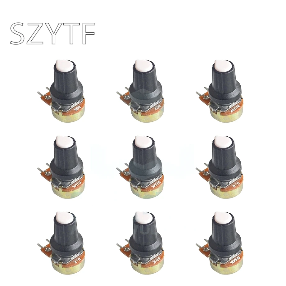 Various resistance value WH148 potentiometer package B1K 2K 5K 10K 20K 50K 100K 500K 1M 9 kinds
Various resistance value WH148 potentiometer package B1K 2K 5K 10K 20K 50K 100K 500K 1M 9 kinds