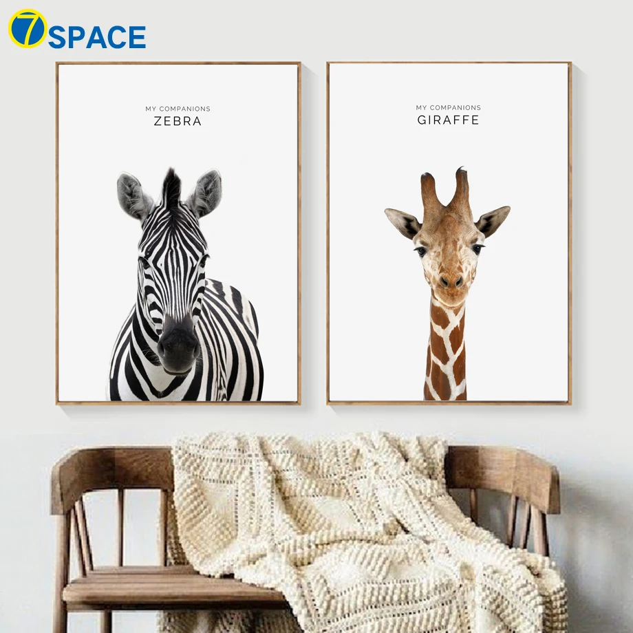 7-Space Zebra Giraffe Nordic Posters And Prints Canvas Painting Wall Art Canvas Wall Pictures For Living Room Cuadros Decoracion
7-Space Zebra Giraffe Nordic Posters And Prints Canvas Painting Wall Art Canvas Wall Pictures For Living Room Cuadros Decoracion