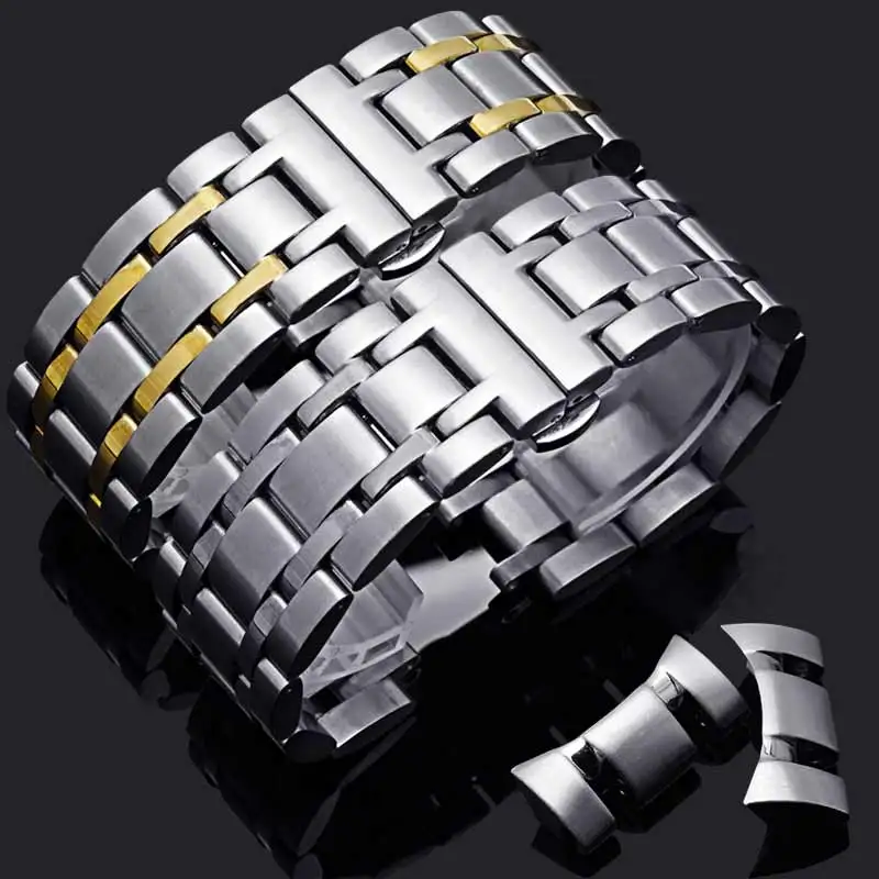 stainless streel watchband silvery inter gold 18mm 22mm 23mm 24mm Replacement metal strap T035627 T035207 T035210
stainless streel watchband silvery inter gold 18mm 22mm 23mm 24mm Replacement metal strap T035627 T035207 T035210