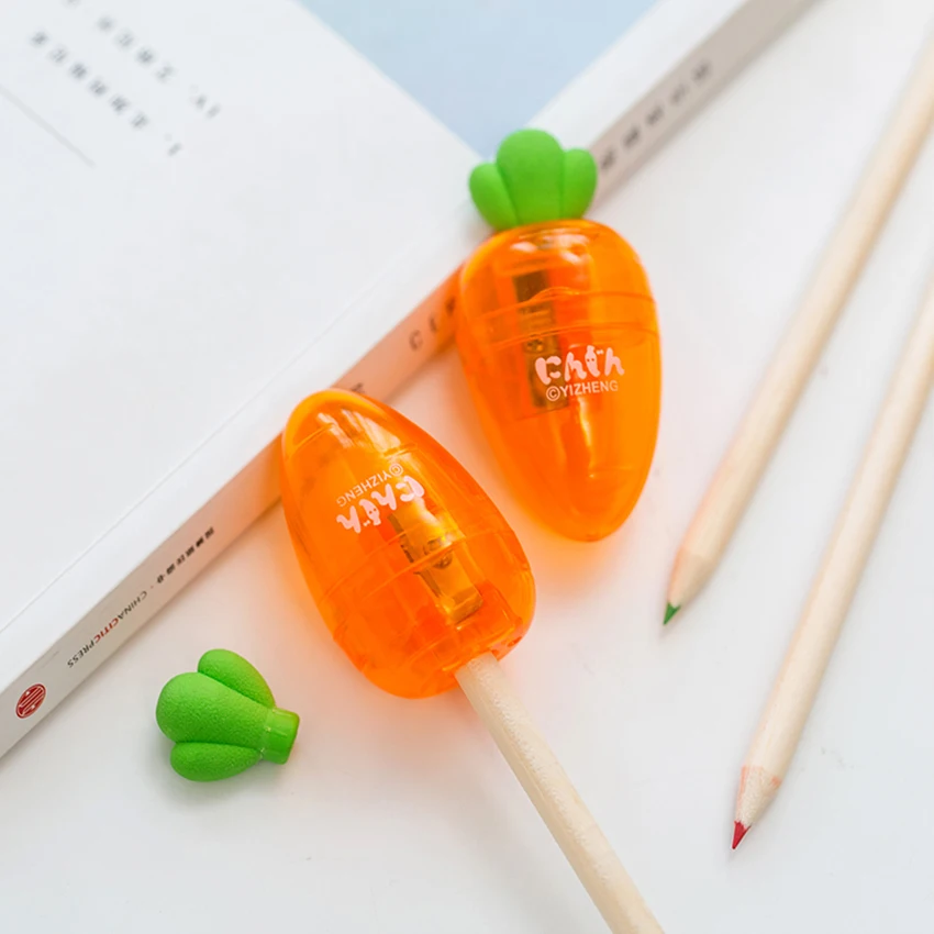 Carrot Shape Pencil Sharpener School Supplies Students Stationery Cute Manual Pen Sharpener Lovely Pencil Cutter Kids Gifts
Carrot Shape Pencil Sharpener School Supplies Students Stationery Cute Manual Pen Sharpener Lovely Pencil Cutter Kids Gifts
