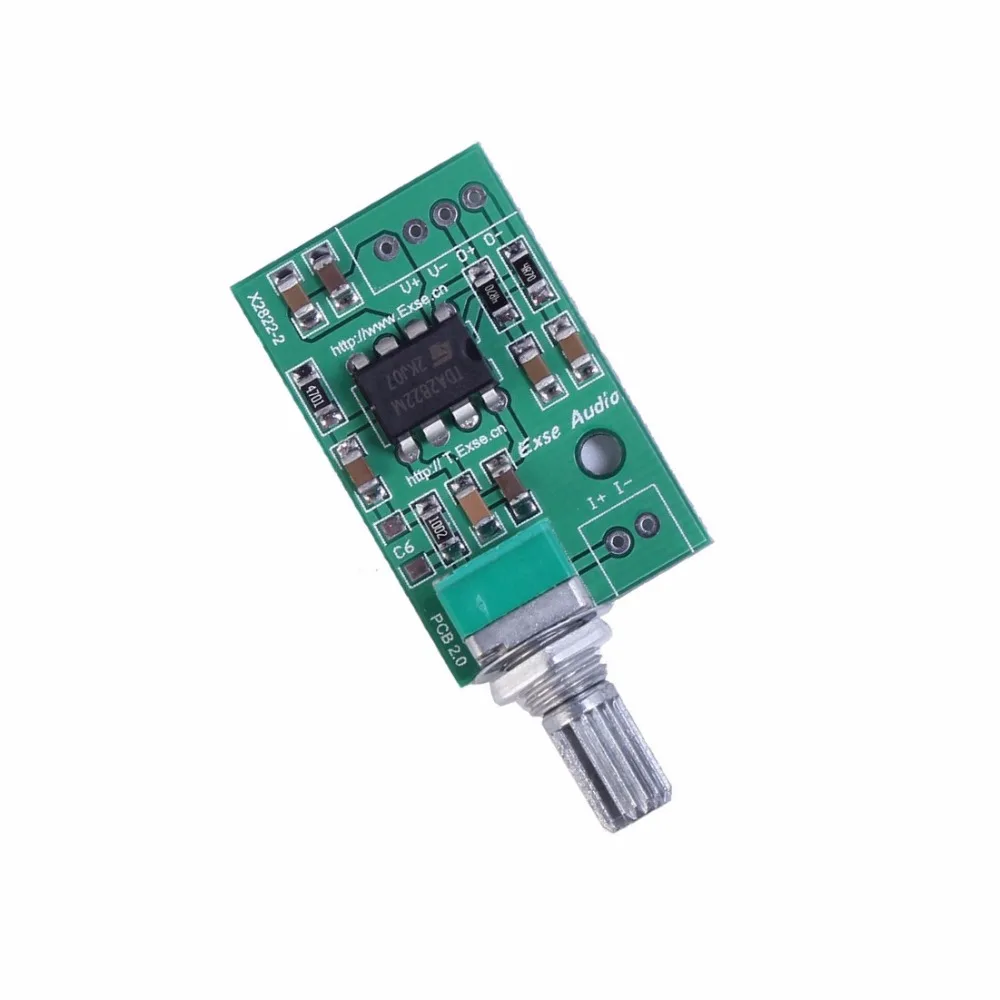 1PCS DC 3V-9V TDA2822M Mini Mono Audio Single Power Volume 2W Amplifier Board Module
1PCS DC 3V-9V TDA2822M Mini Mono Audio Single Power Volume 2W Amplifier Board Module