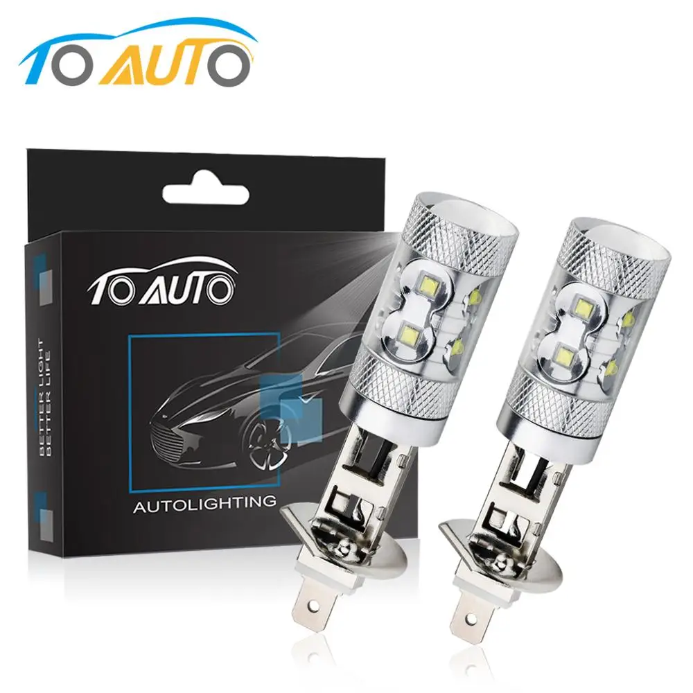 2pcs H1 LED Bulbs Car Fog Lamp 12V LED Chips 60W Auto Lamp 6000K White Replacement for Car lights
2pcs H1 LED Bulbs Car Fog Lamp 12V LED Chips 60W Auto Lamp 6000K White Replacement for Car lights