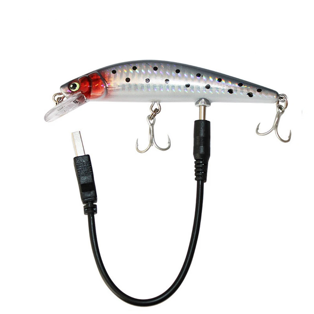 FEWIYONI USB Rechargeable Flashing LED light Twitching Fishing Lures Bait Electric Life-like vibrate fishing Lures 1PCS
FEWIYONI USB Rechargeable Flashing LED light Twitching Fishing Lures Bait Electric Life-like vibrate fishing Lures 1PCS