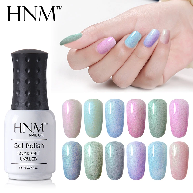 Гель лак HNM для ногтей УФ гель 8 мл светодиодный|gel nail polish|uv gel polishsemi permanent |