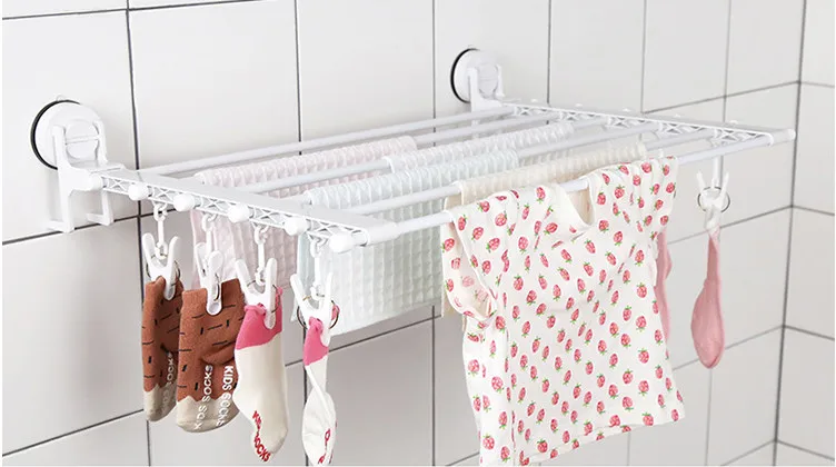 Multifunction Wall Mounted Baby Sock Drying Rack Windproof Towel Holder Foldable Movable Bath Towel Holder Suction Towel Hanger
Multifunction Wall Mounted Baby Sock Drying Rack Windproof Towel Holder Foldable Movable Bath Towel Holder Suction Towel Hanger