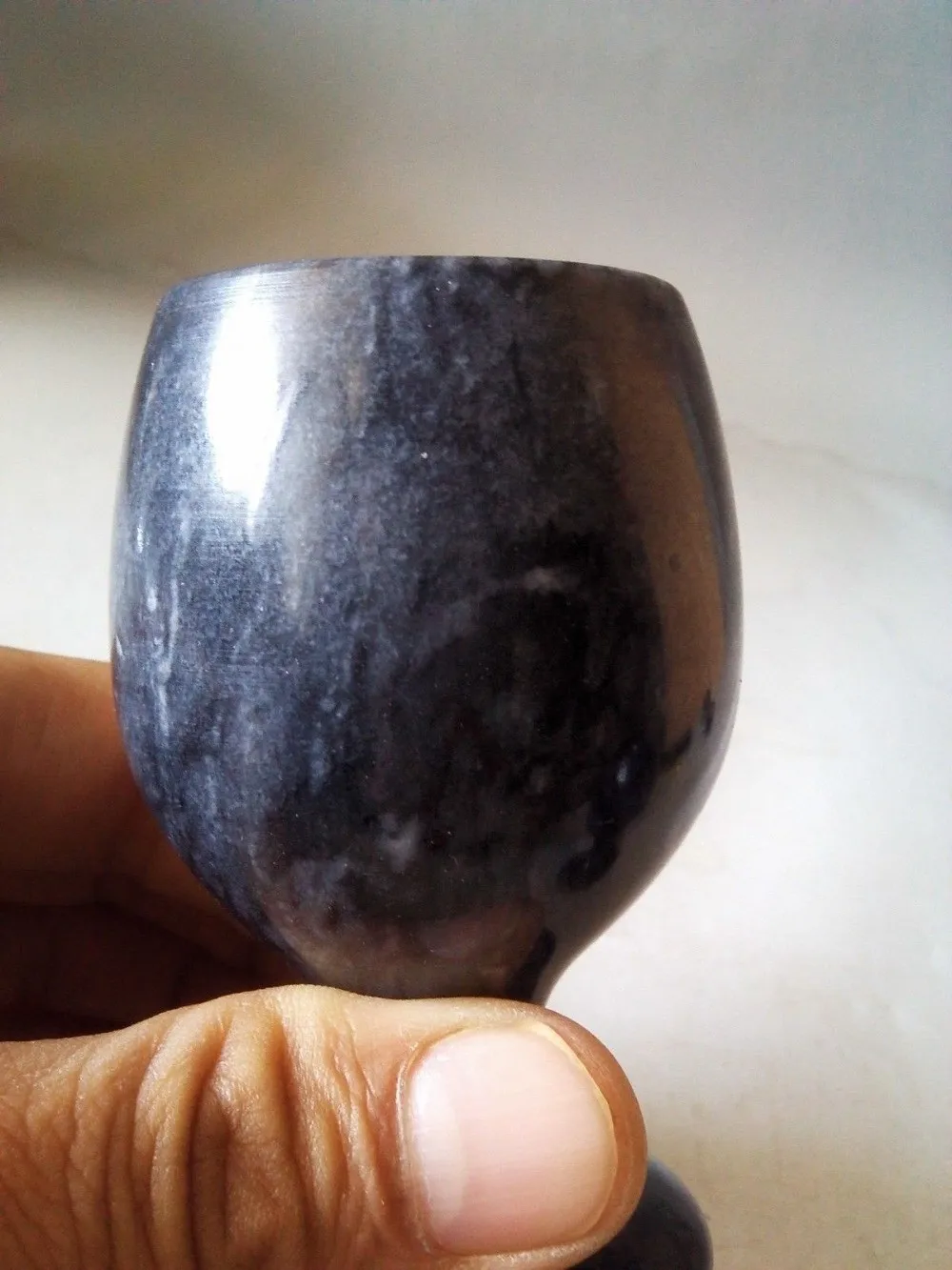 Exquisite Chinese jades goblet beautiful natural Black color handmade Wine cup free shipping
Exquisite Chinese jades goblet beautiful natural Black color handmade Wine cup free shipping