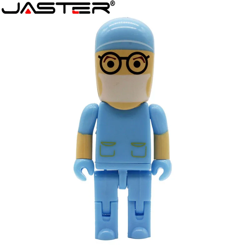 JASTER 100% фактическая емкость оптовая продажа флеш накопитель мультяшная серия Doctor