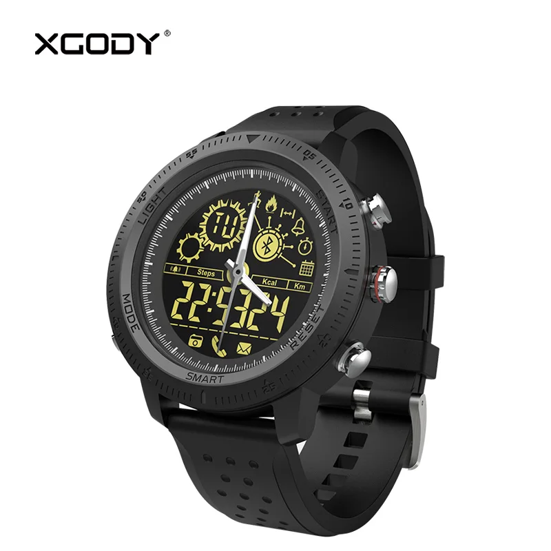 Оригинальные XGODY NX02 IP67 водонепроницаемые умные часы шагомер счетчик калорий для