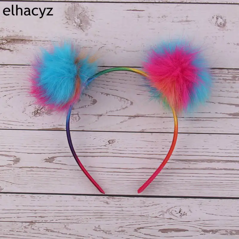 2Pcs Vintage Cat Ears Hairbands Headwear Cute Rabbit Plush Big Hair Ball Headband Hoop Girls Tiara Hair Accessories For Children
2Pcs Vintage Cat Ears Hairbands Headwear Cute Rabbit Plush Big Hair Ball Headband Hoop Girls Tiara Hair Accessories For Children