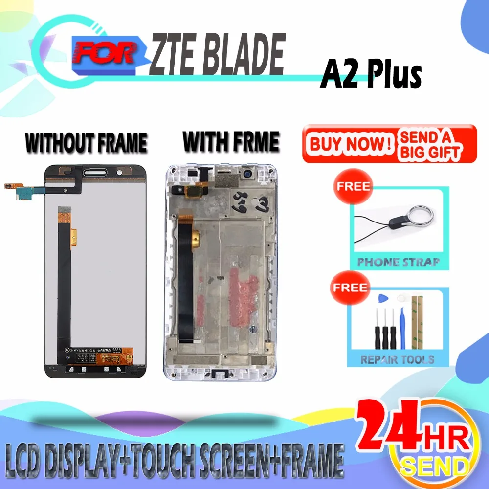 SZHAIYU ЖК дисплей для ZTE Blade A610 plus A2 + кодирующий преобразователь сенсорного экрана в