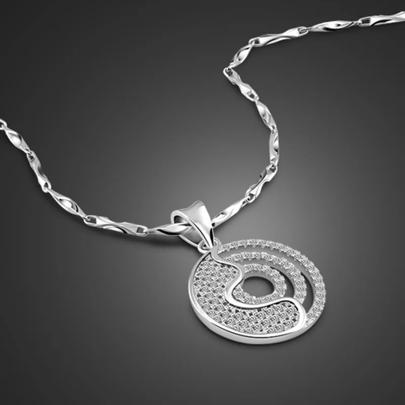 925 Sterling Silver Necklace Women's Simple Round Pendant Design Solid Silver Necklace Lady Chainbone Chain Valentine's Day gif
925 Sterling Silver Necklace Women's Simple Round Pendant Design Solid Silver Necklace Lady Chainbone Chain Valentine's Day gif