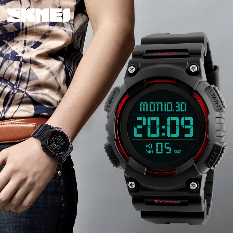 

Skmei Sport Watch Men Top Brand Luxury Famous Electronic LED Digital Wrist Watch Male Clock For Men Hodinky Relogio Masculino