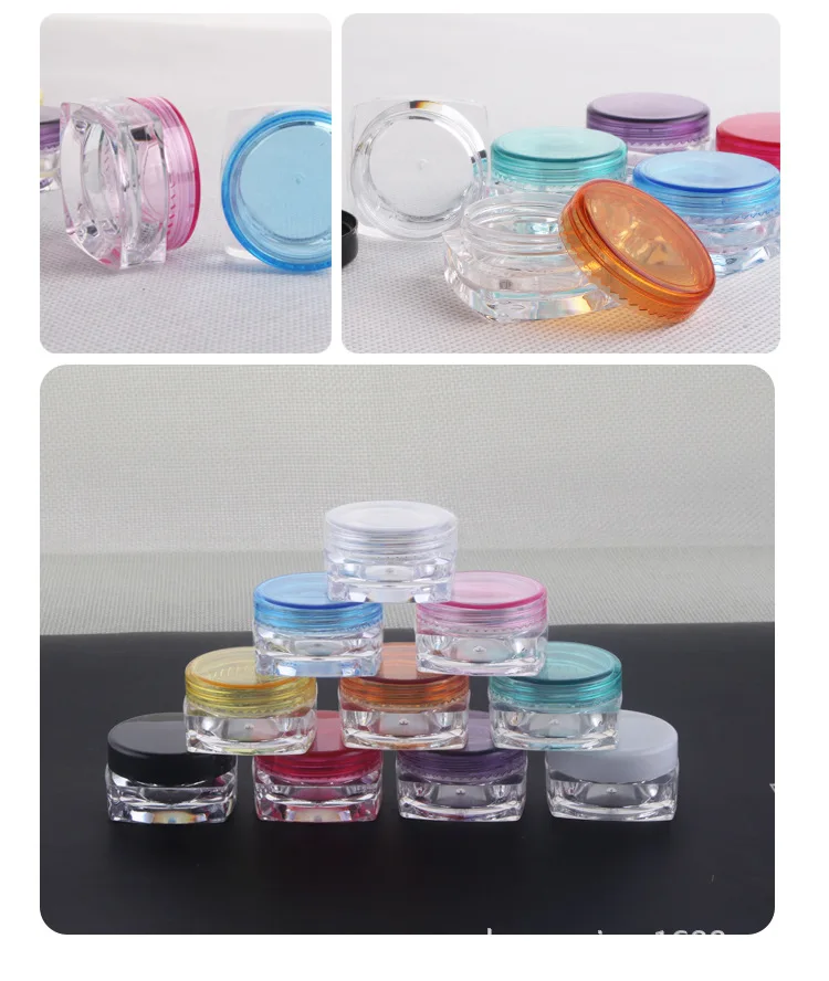 10PCS Refillable Bottles Travel Face Cream Lotion Cosmetic Container Plastic Empty Makeup Jar Pot 5ml/5g Refillable Bottle-mix
10PCS Refillable Bottles Travel Face Cream Lotion Cosmetic Container Plastic Empty Makeup Jar Pot 5ml/5g Refillable Bottle-mix