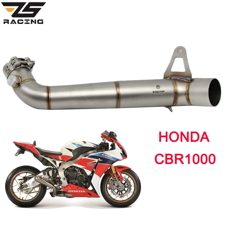 ZS Racing 60 8 мм для Honda CBR1000 2008-2016 глушитель выхлопной трубы и средней длины мотоцикла |